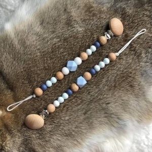 Hand Crafted Pacifier/Teething clips!